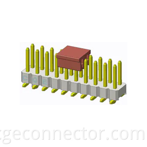 SMT Double row Vertical Type standing stickers Connector